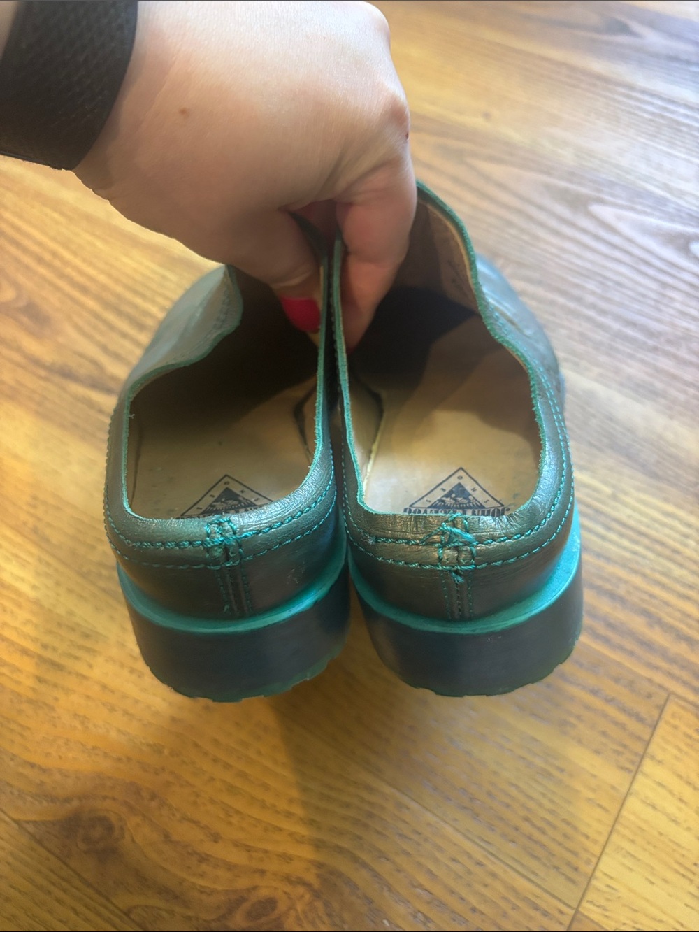 John Fluevog Tullia Causal Leather Mule - Picture 7 of 8